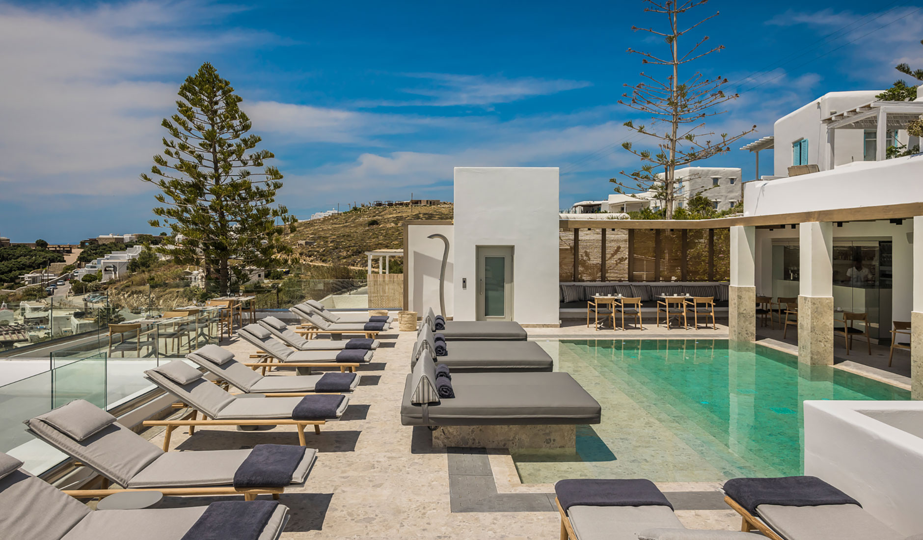 Grace Mykonos, Greece. Hotel Review by TravelPlusStyle. Photo © Grace Mykonos