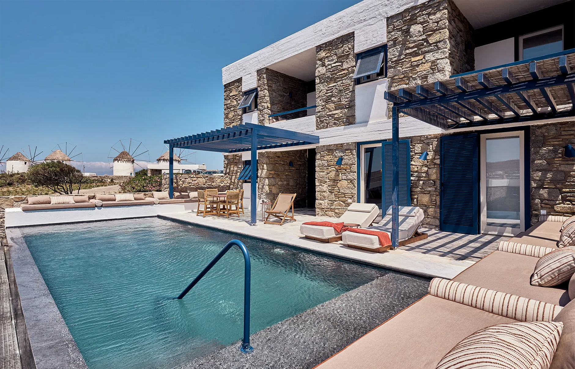 Mykonos Theoxenia Boutique Hotel, Mykonos, Greece. Hotel Review by TravelPlusStyle. © Mykonos Theoxenia