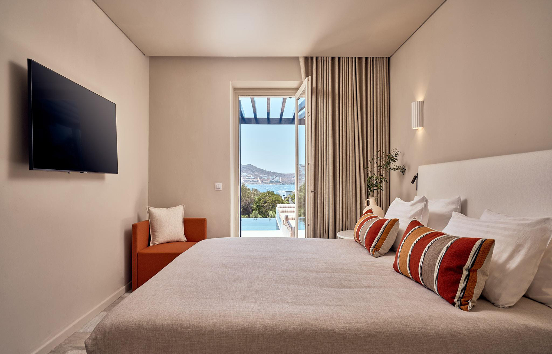 Mykonos Theoxenia Boutique Hotel, Mykonos, Greece. Hotel Review by TravelPlusStyle. © Mykonos Theoxenia