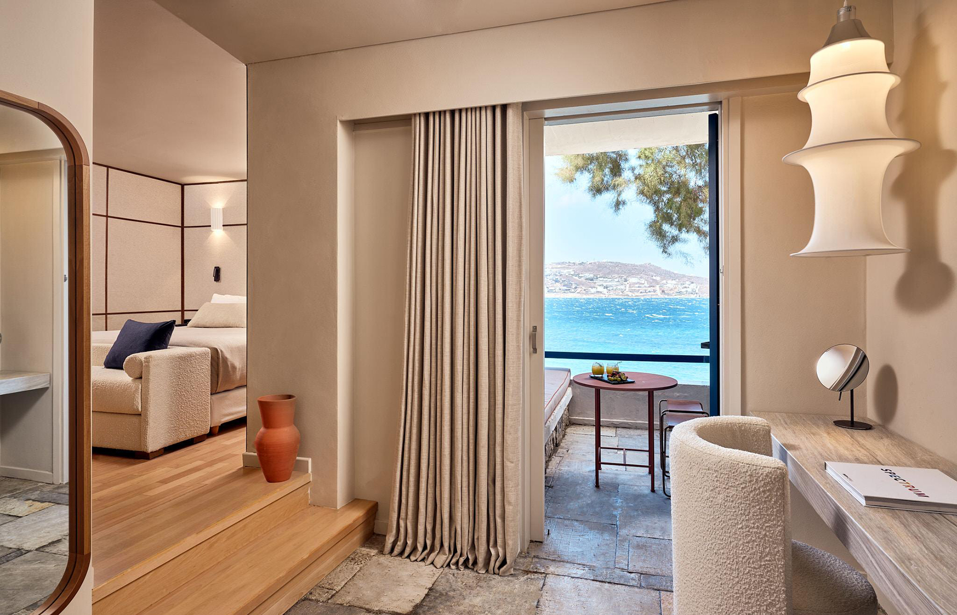 Mykonos Theoxenia Boutique Hotel, Mykonos, Greece. Hotel Review by TravelPlusStyle. © Mykonos Theoxenia