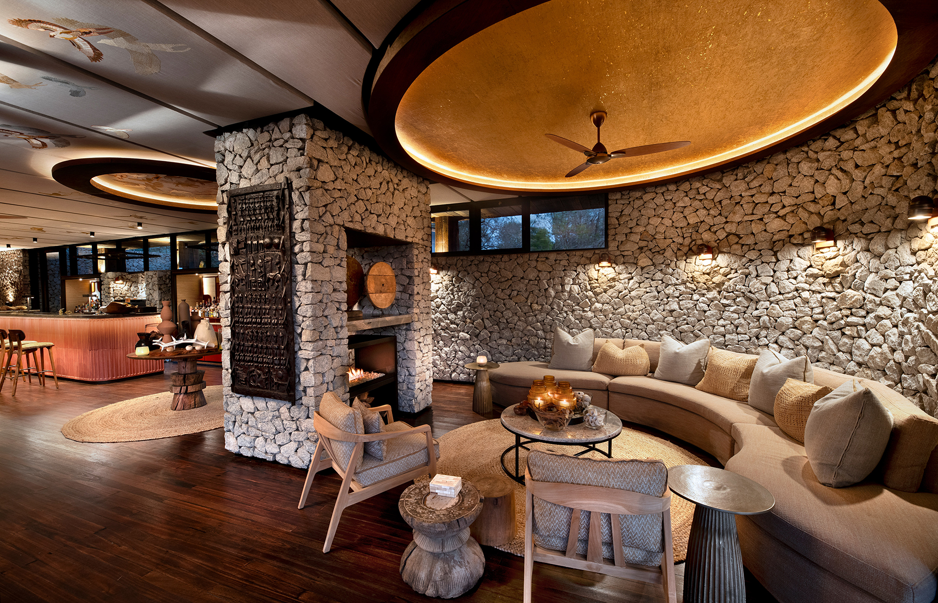andBeyond Ngala Tented Camp, Kruger National Park, South Africa. Review by TravelPlusStyle. Photo © andBeyond South-Africa-Ngala-Tented-Camp-main-guest-area-1