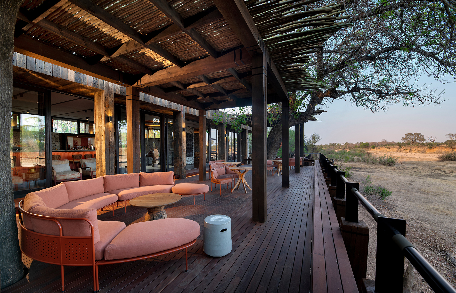 andBeyond Ngala Tented Camp, Kruger National Park, South Africa. Review by TravelPlusStyle. Photo © andBeyond South-Africa-Ngala-Tented-Camp-main-guest-area-3