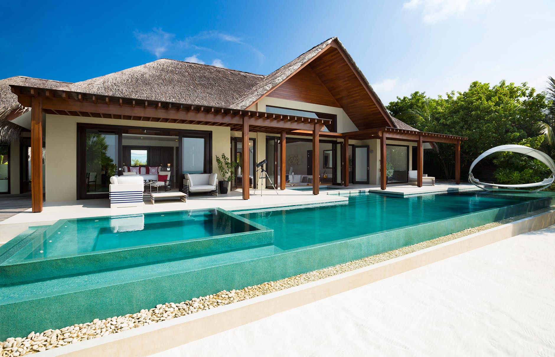 Beach Pavilion. Niyama Private Islands Maldives. Hotel Review by TravelPlusStyle. Photo © NIYAMA