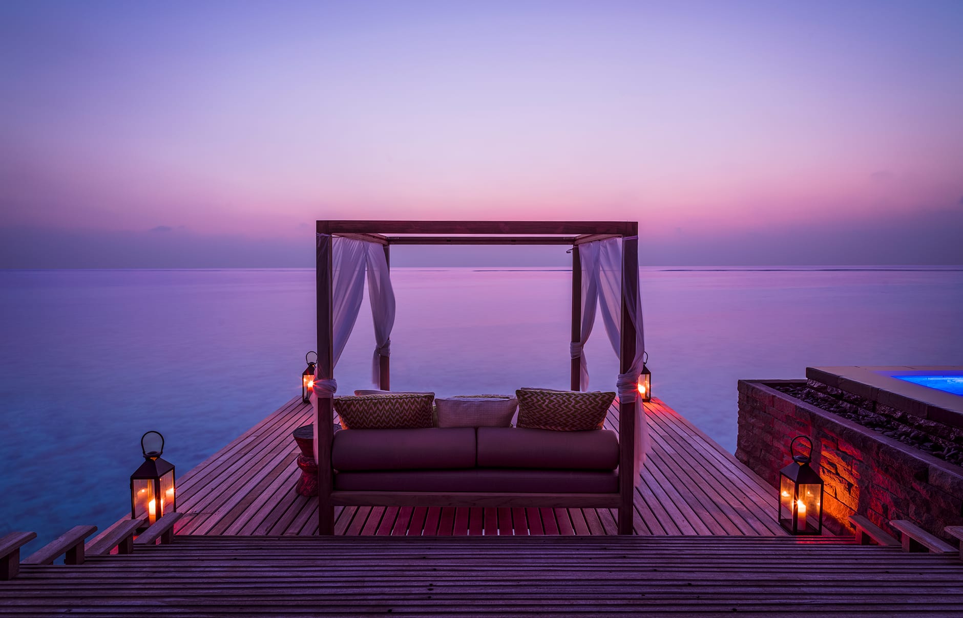 One&Only Reethi Rah, Maldives. Luxury Hotel Review by TravelPlusStyle. Photo © One&Only Resorts