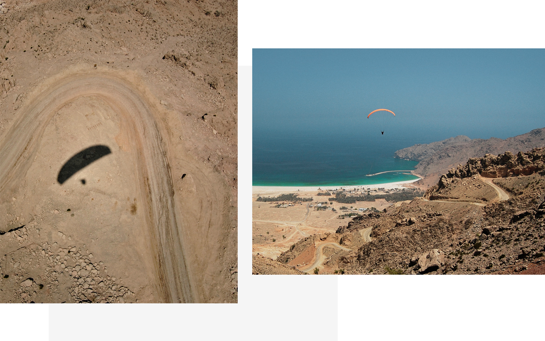 Paragliding at Senses Zighy Bay, Musandam Peninsula, Oman. Photo by ©TravelPlusStyle.com