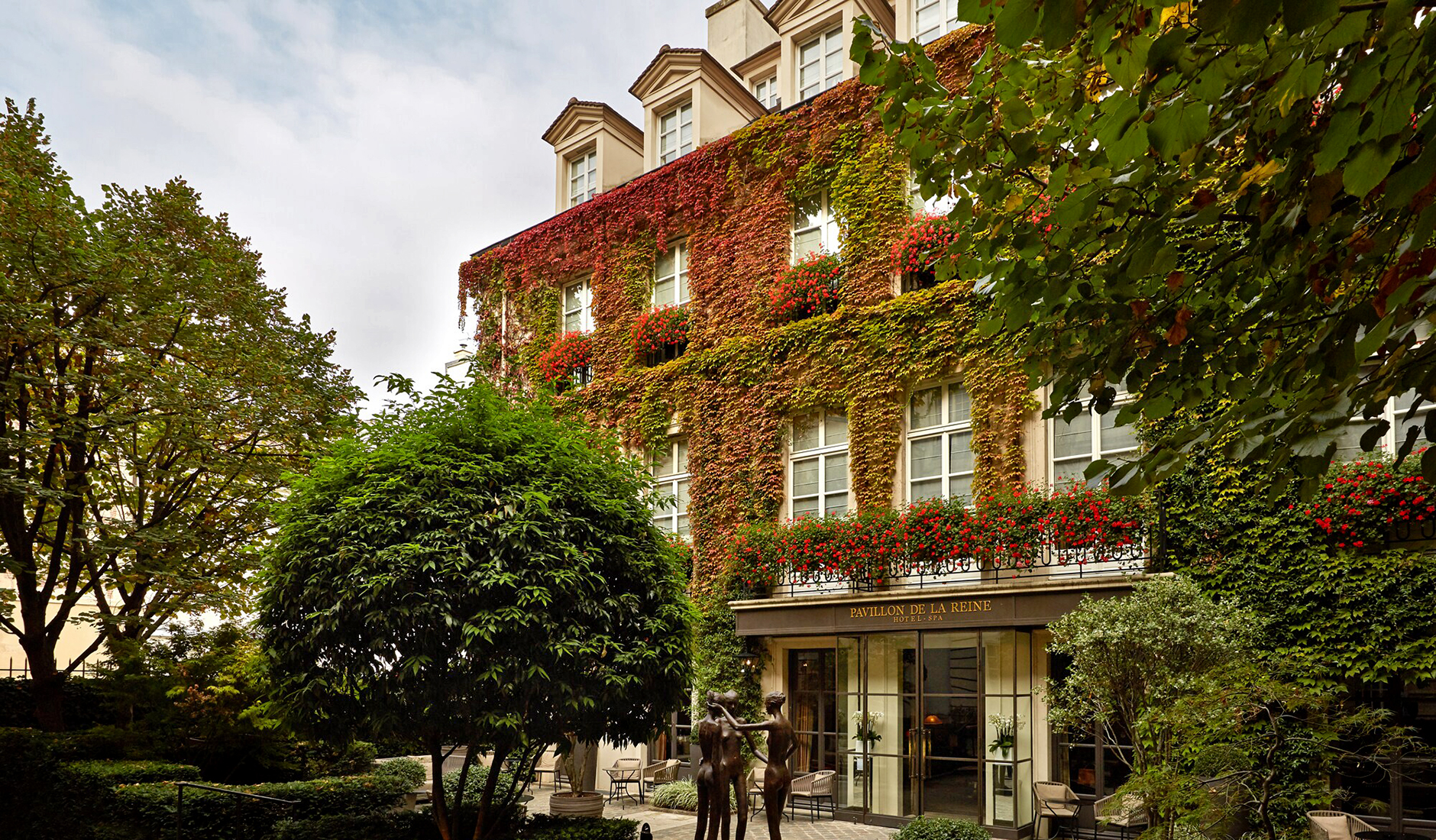 Le Pavillon de la Reine, Paris, France. TravelPlusStyle.com