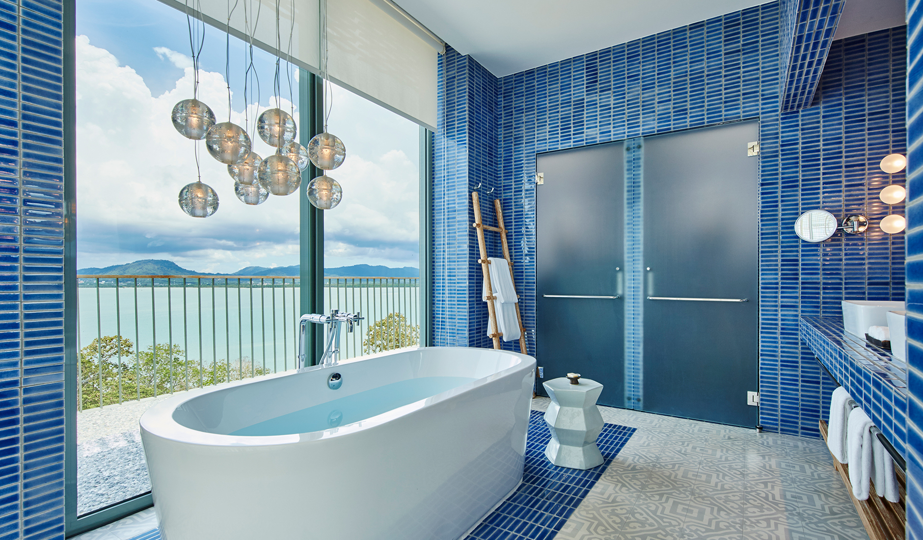 Point Yamu by COMO, Phuket. TravelPlusStyle.com phang_nga_suite_bathroom