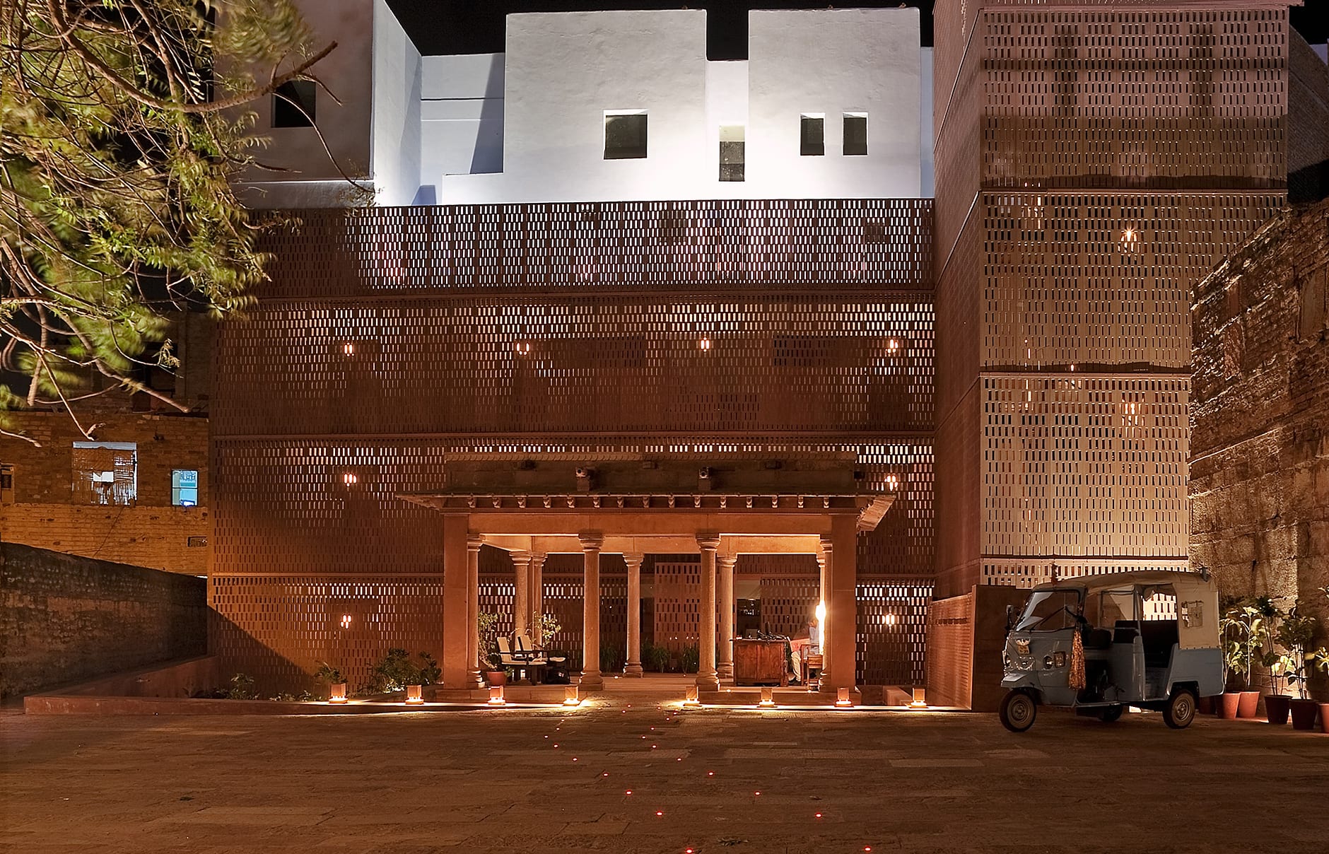 Entrance. Raas Jodhpur, India. Luxury Hotel Review by TravelPlusStyle. Photo © Rass