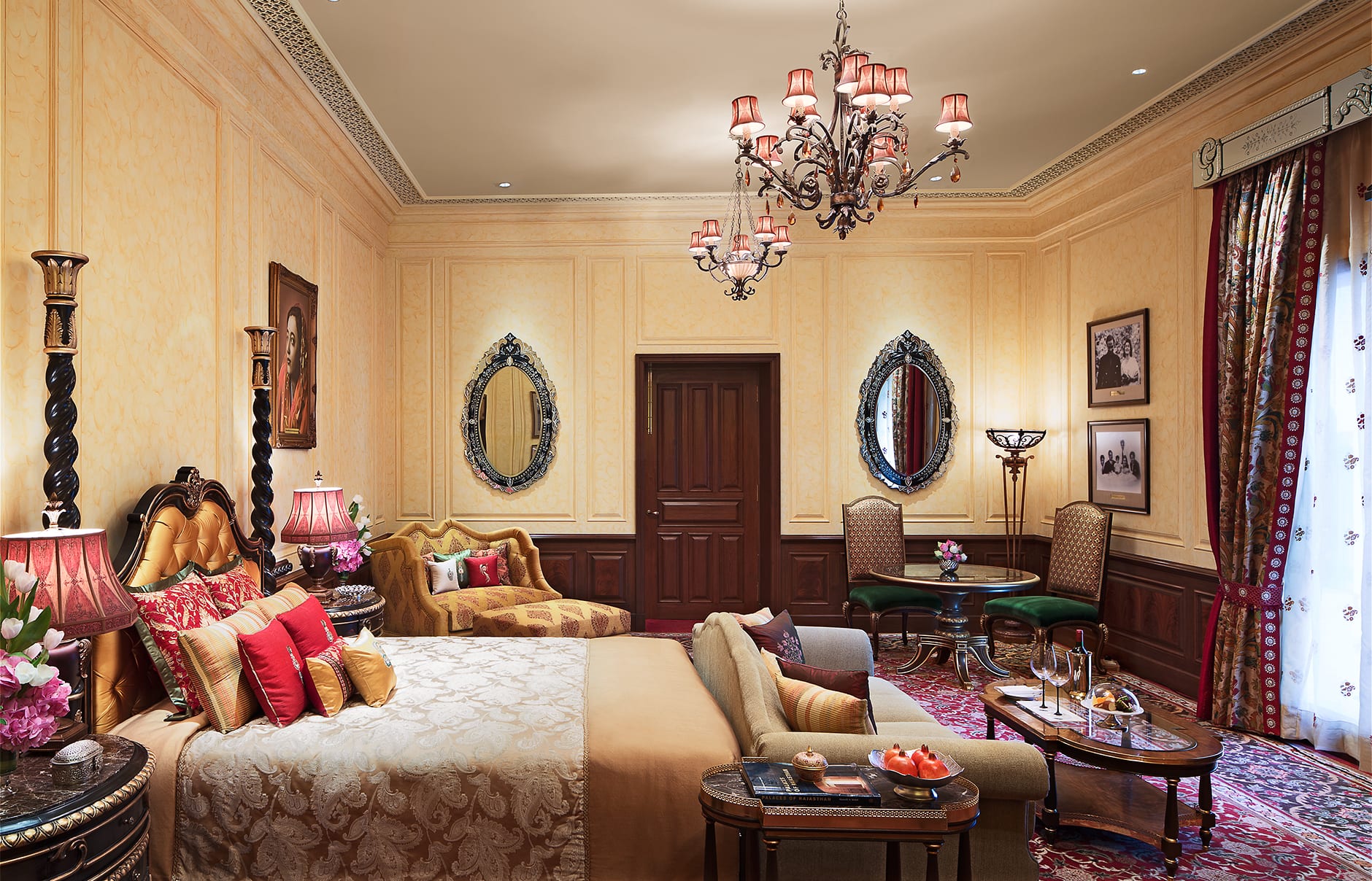 Taj Rambagh Palace, Jaipur, India. Luxury Hotel Review by TravelPlusStyle. Photo © Taj Hotels Resorts and Palaces