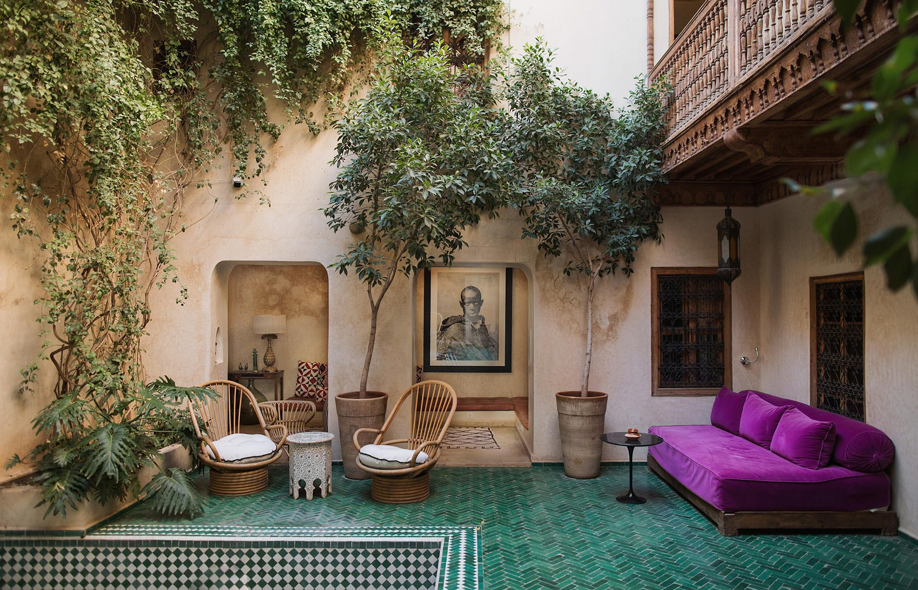 Riad El Fenn, Marrakech, Morocco. Hotel Review by TravelPlusStyle. Photo © El Fenn