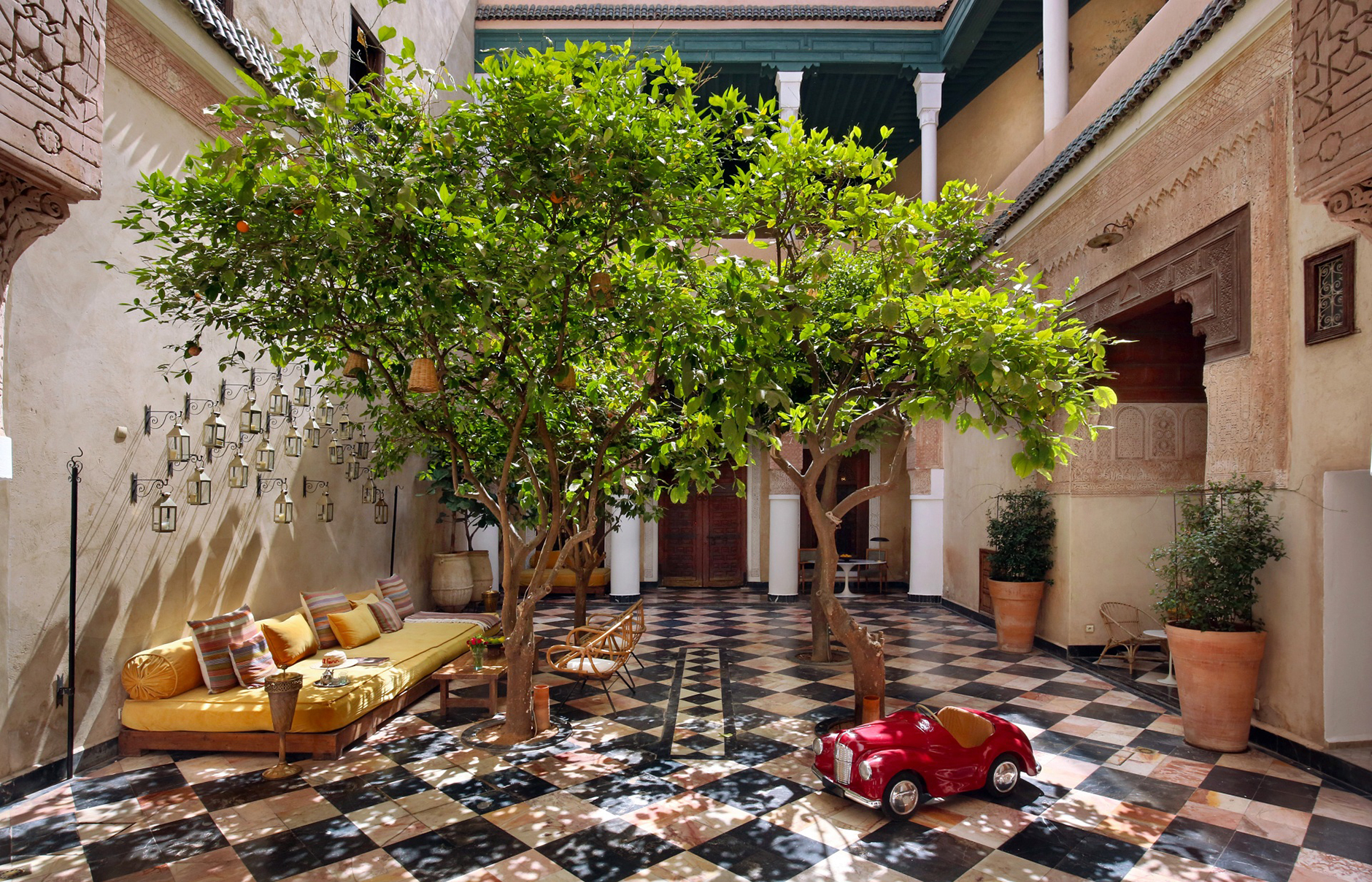 Riad El Fenn, Marrakech, Morocco. Hotel Review by TravelPlusStyle. Photo © El Fenn