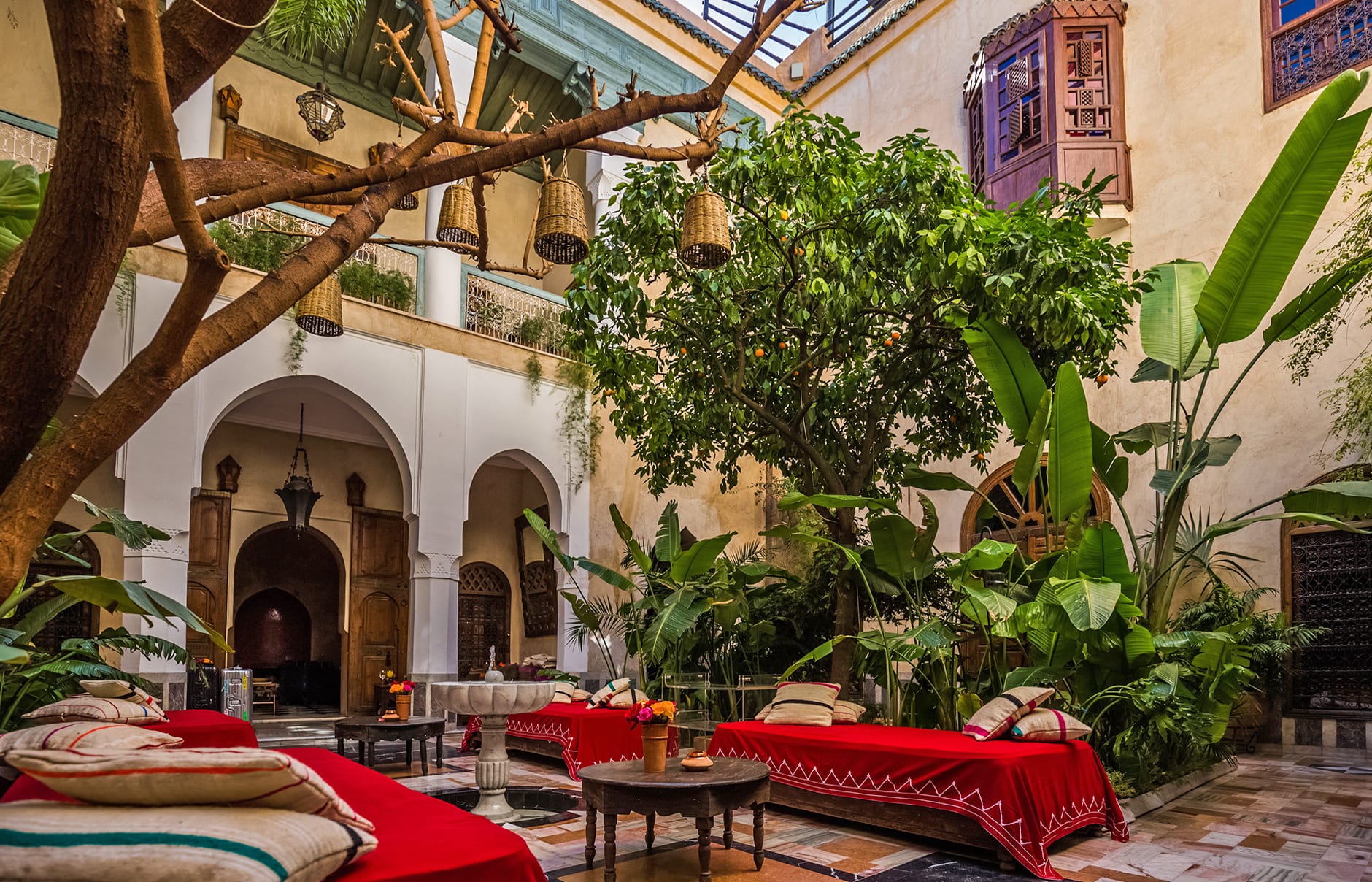 Riad El Fenn, Marrakesh, Morocco. Hotel Review by TravelPlusStyle. Photo ©  El Fenn