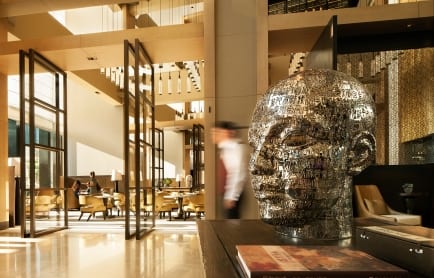 lobby_arrival_calligraphic_head_sculpture