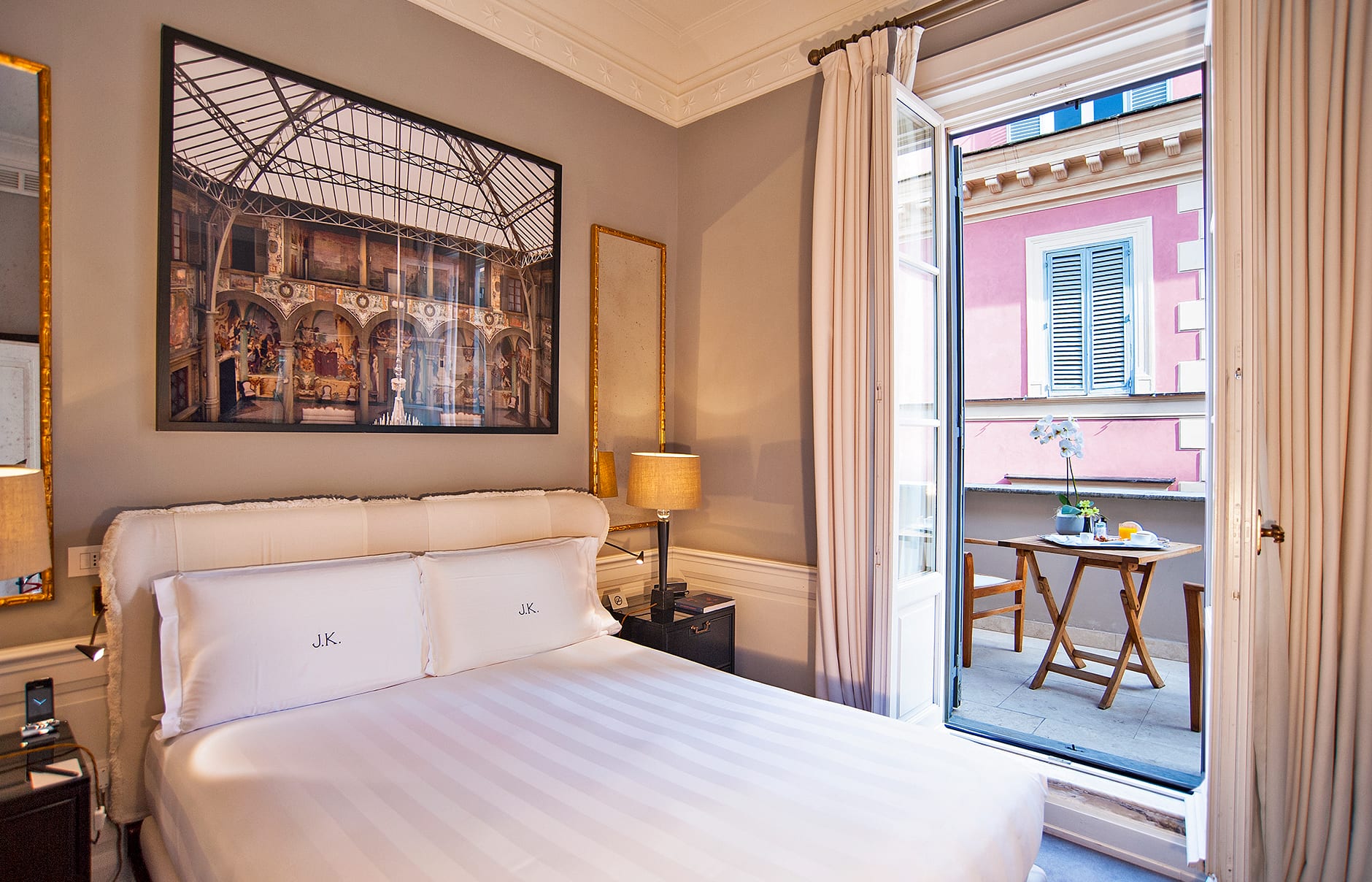 J.K. Place Roma, Rome, Italy. Hotel Review by TravelPlusStyle. Photo © J.K. Place Roma