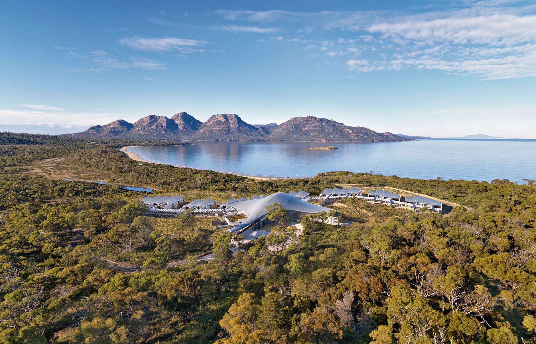 Saffire Freycinet, Tasmania, Australia. Hotel Review by TravelPlusStyle. Photo © Saffire Freycinet