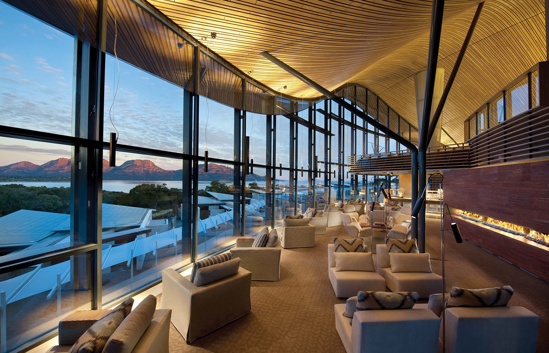 Saffire Freycinet, Tasmania, Australia. Hotel Review by TravelPlusStyle. Photo © Saffire Freycinet