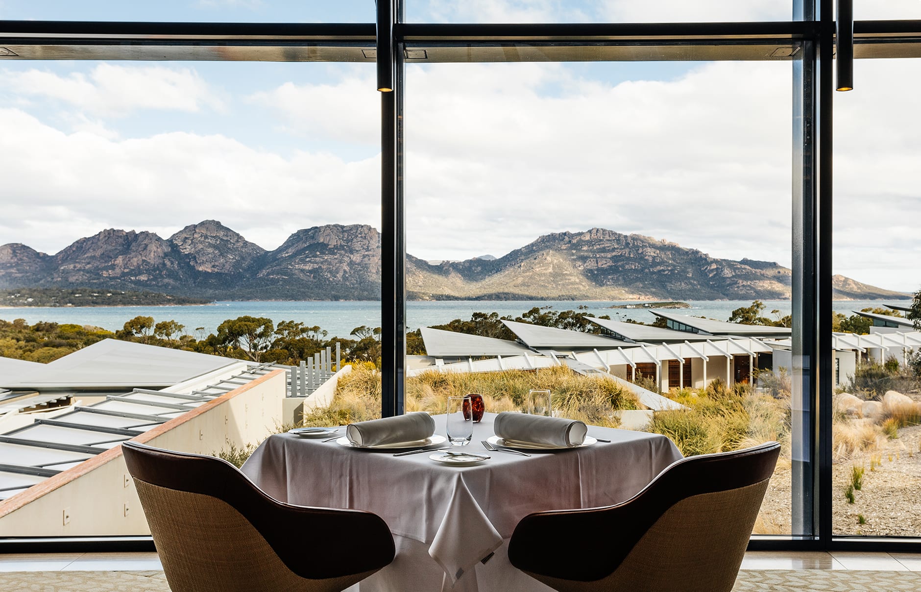 Saffire Freycinet, Tasmania, Australia. Hotel Review by TravelPlusStyle. Photo © Saffire Freycinet