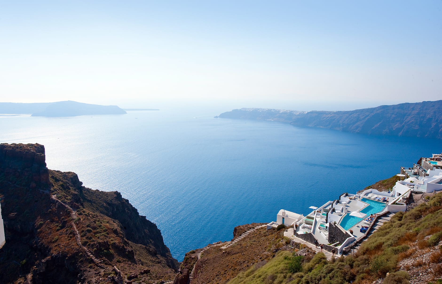 Grace Hotel Santorini, Greece. Luxury Hotel Review by TravelPlusStyle. Photo © Auberge Resorts Collection