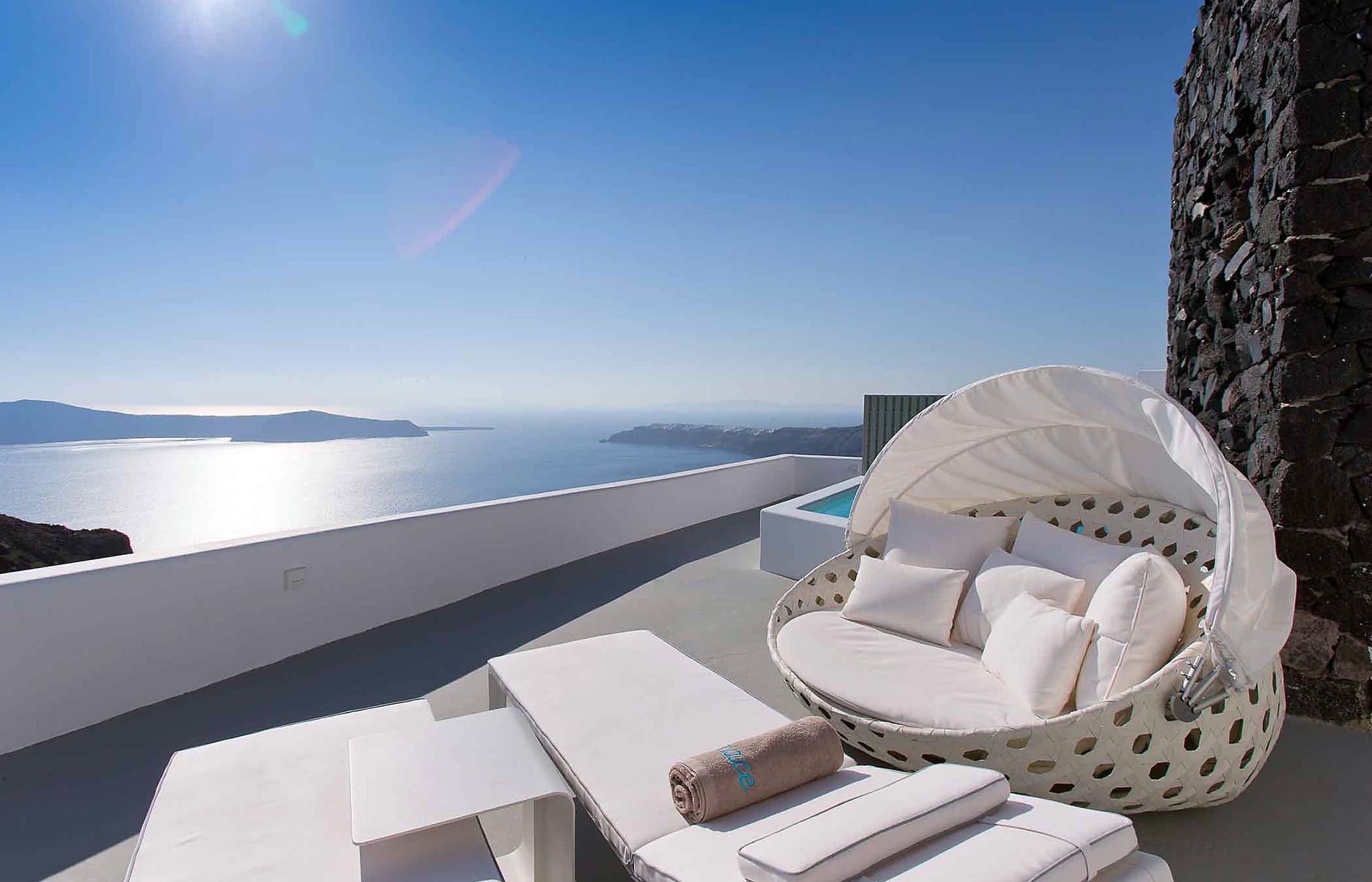 Grace Hotel Santorini, Greece. Luxury Hotel Review by TravelPlusStyle. Photo © Auberge Resorts Collection