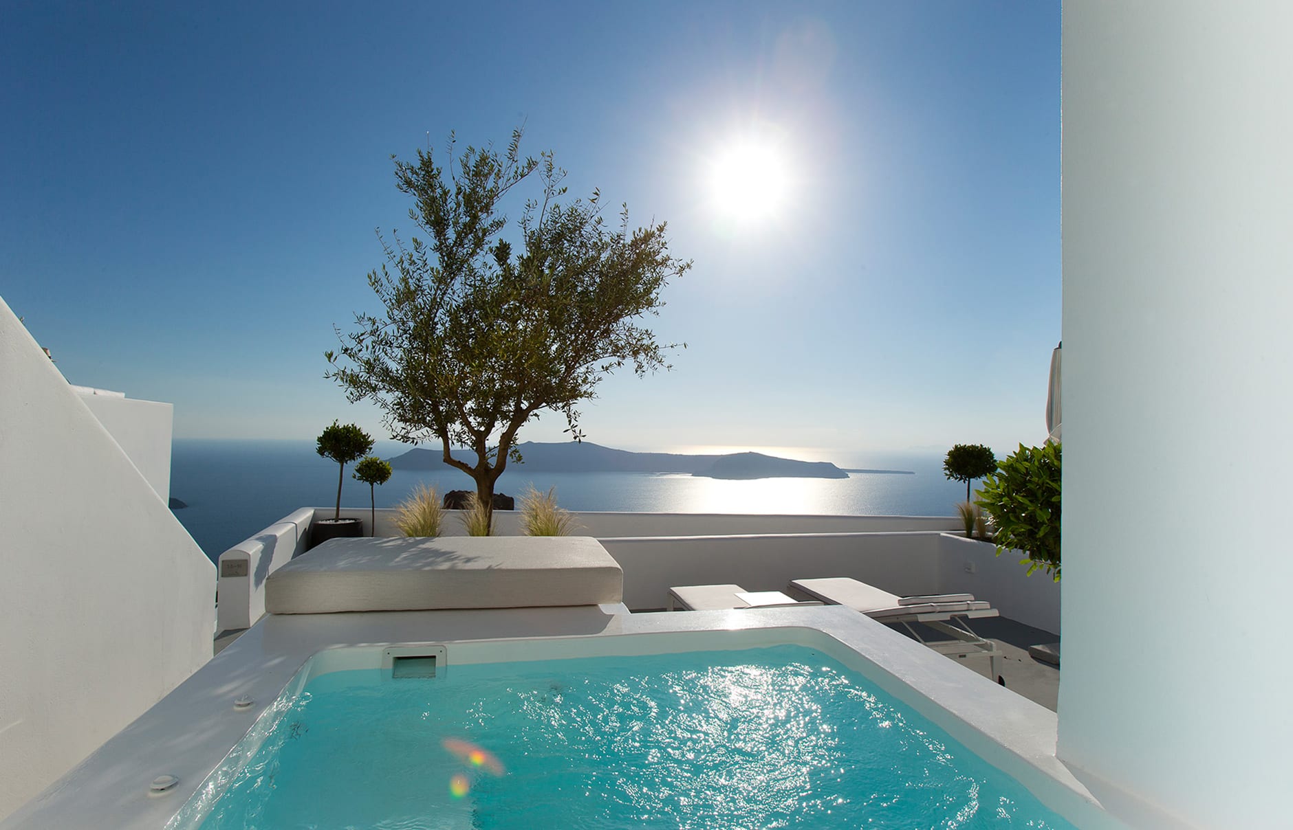 Grace Hotel Santorini, Greece. Luxury Hotel Review by TravelPlusStyle. Photo © Auberge Resorts Collection