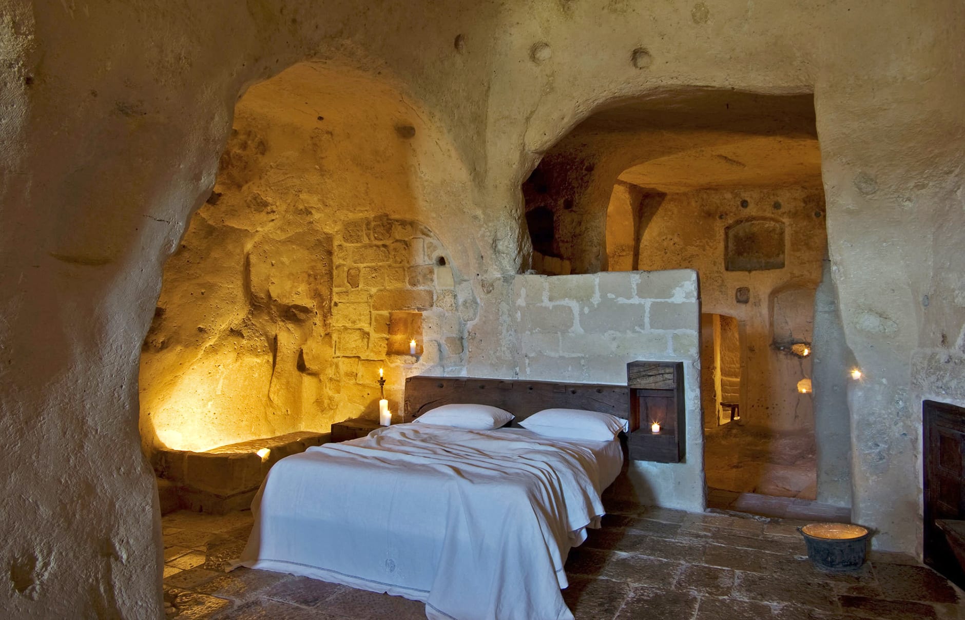 Sextantio Le Grotte Della Civita, Italy. Hotel Review by TravelPlusStyle. Photo © Sextantio