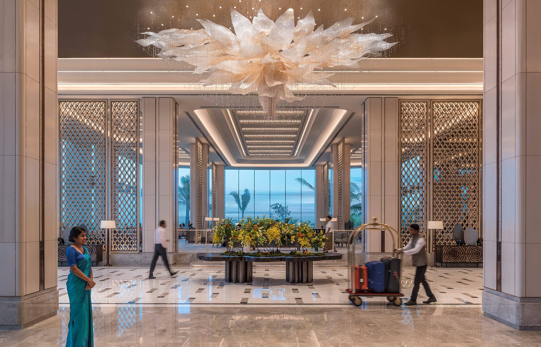 Lobby. Shangri-La Hotel Colombo, Sri Lanka. Hotel Review by TravelPlusStyle. Photo © Shangri-La 