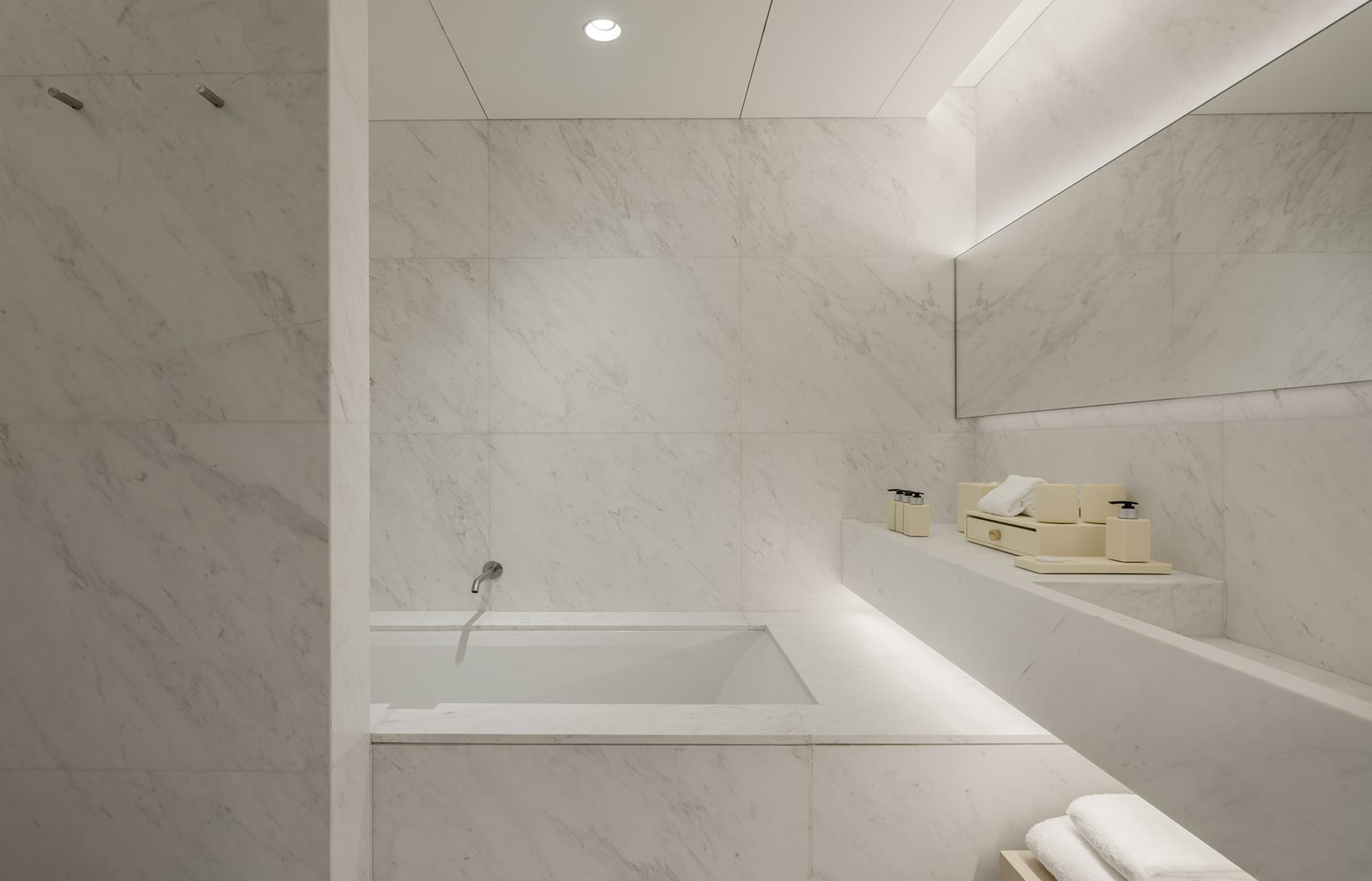 Six Senses Duxton, Singapore. Pearl Suite bathroom. Luxury Hotel Review by TravelPlusStyle. Photo © Six Senses Hotels Resorts Spas