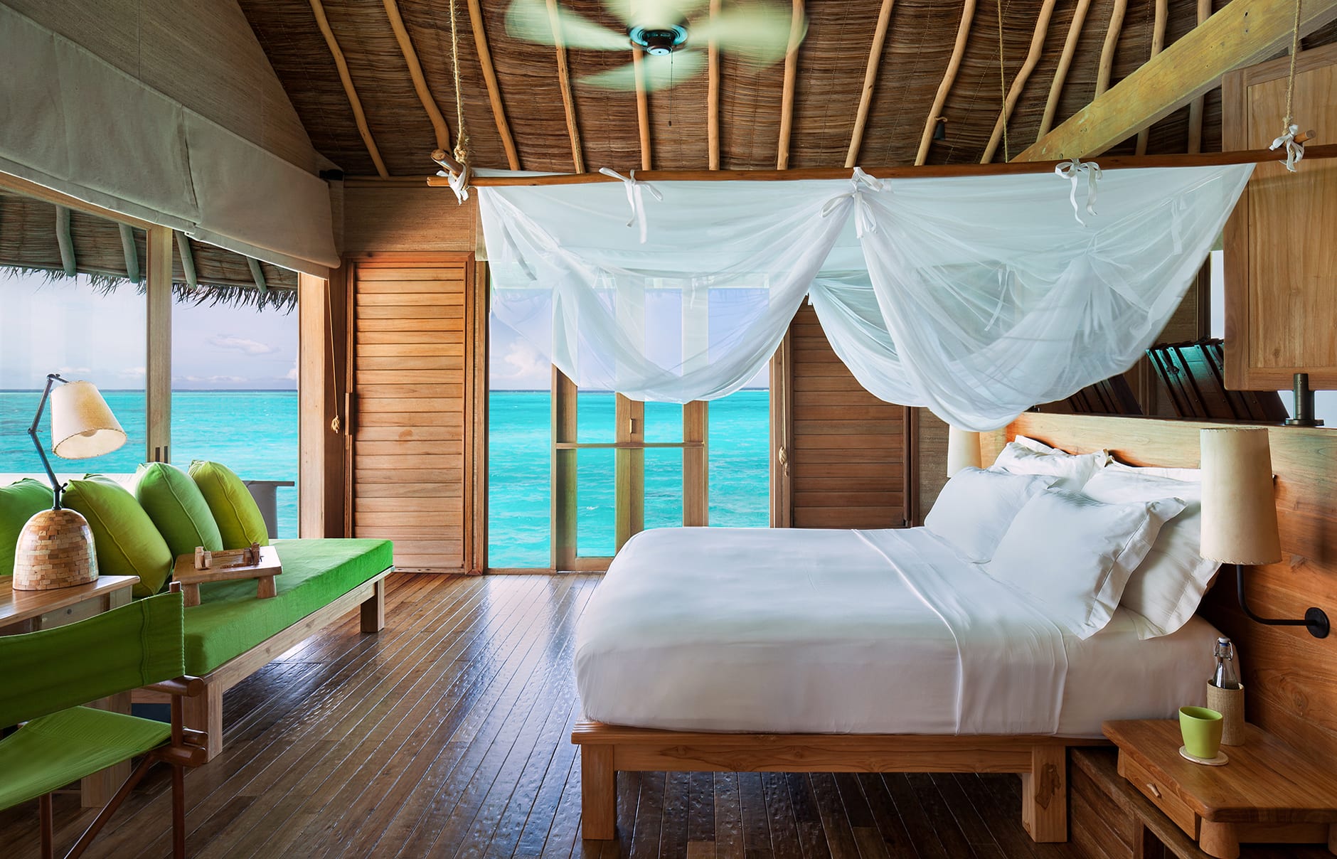 Six Senses Laamu, Maldives. Luxury Hotel Review by TravelPlusStyle. Photo © Six Senses Resorts & Spas 