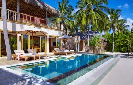 Two Bedroom Ocean Beach Villa with pool