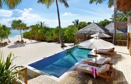 Two Bedroom Ocean Beach Villa with pool