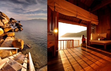 Water villa nr 3. Six Senses Ninh Van Bay, Vietnam