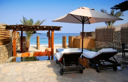 Pool Villa Beach Front. Six Senses Zighy Bay, Oman