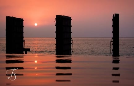 Infinity pool. Six Senses Zighy Bay, Oman