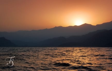 Sunset. Six Senses Zighy Bay, Oman. © Travel+Style