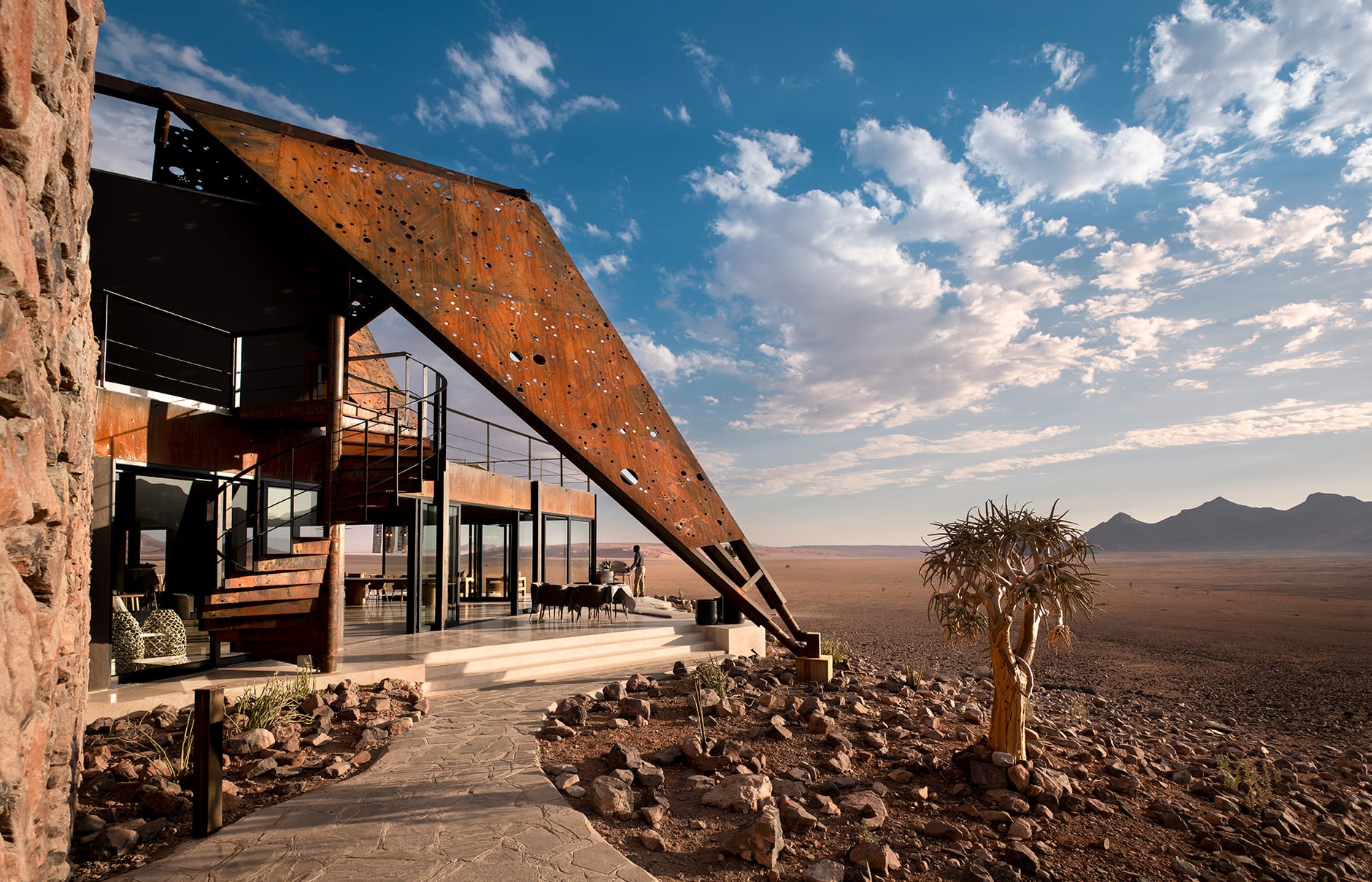 &Beyond-Sossusvlei Desert Lodge, Namibia. Review by TravelPlusStyle. Photo © &Beyond