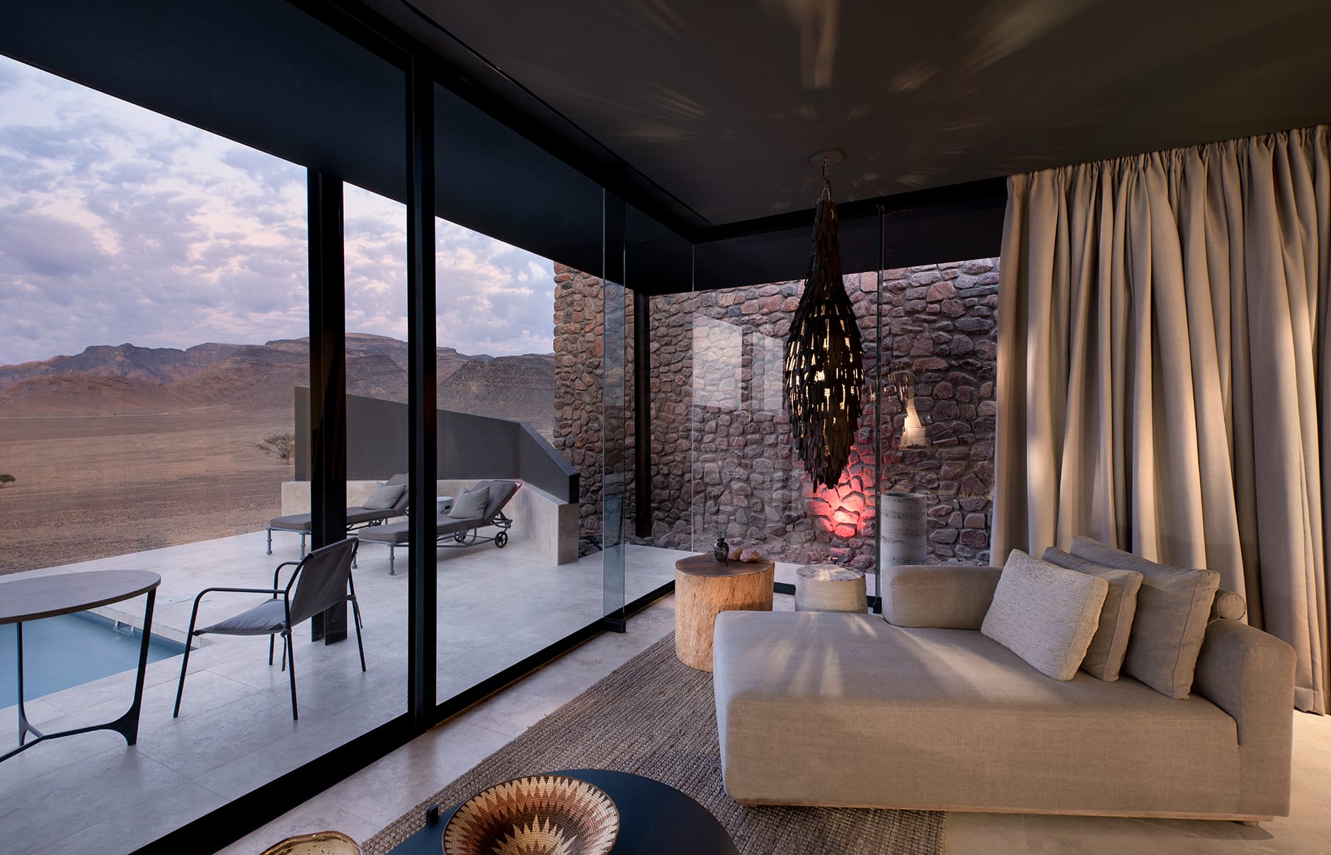 &Beyond-Sossusvlei Desert Lodge, Namibia. Review by TravelPlusStyle. Photo © &Beyond