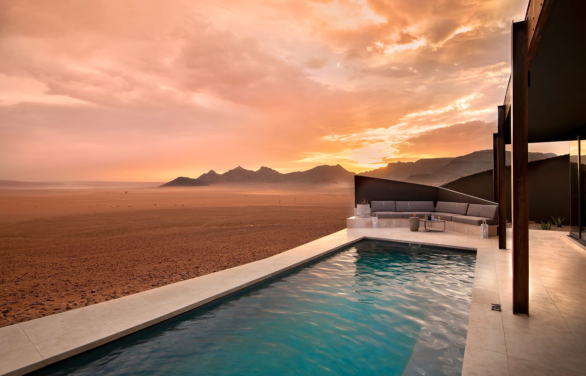 &Beyond-Sossusvlei Desert Lodge, Namibia. Review by TravelPlusStyle. Photo © &Beyond