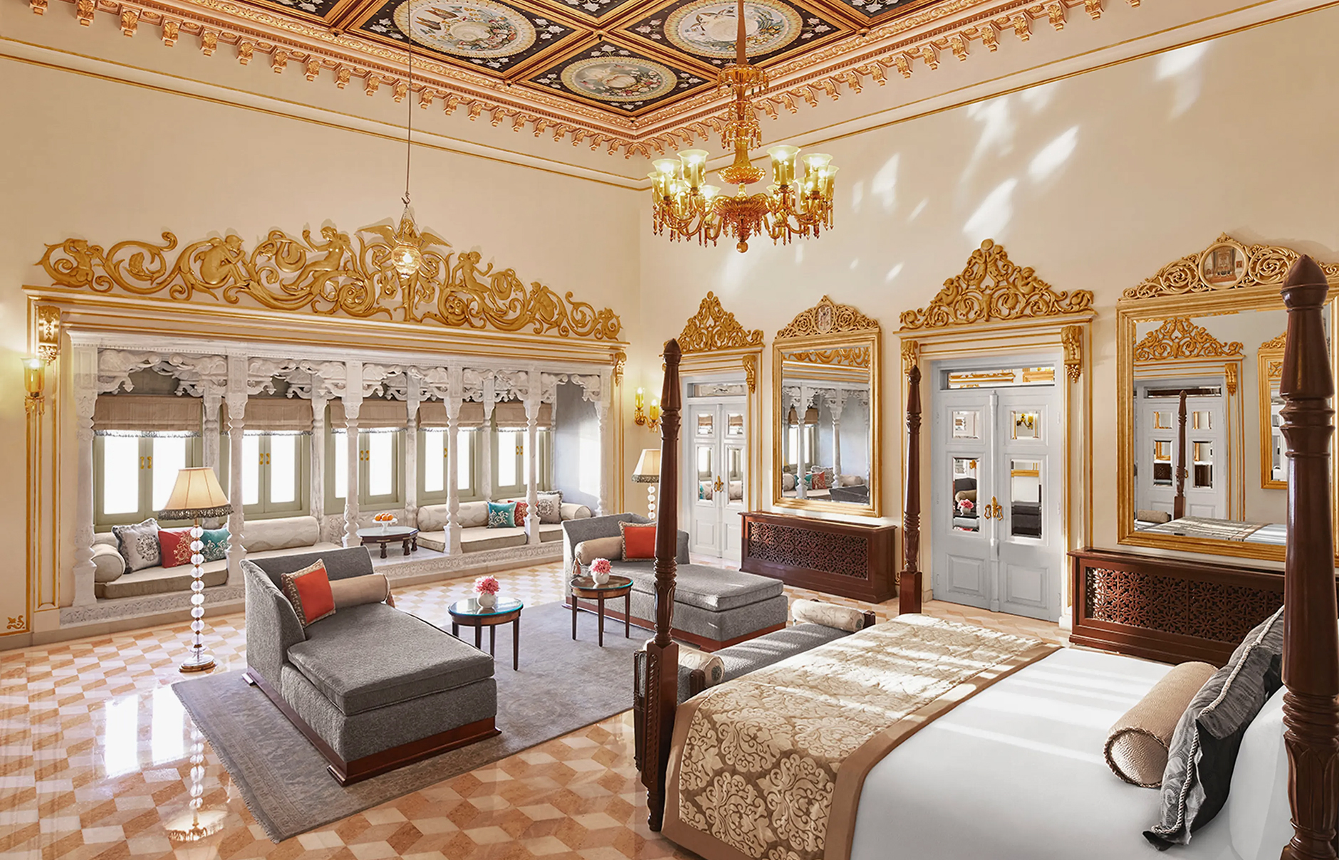 Taj Lake Palace, Udaipur, India. Luxury Hotel Review by TravelPlusStyle. Photo © Taj Hotels Resorts and Palaces