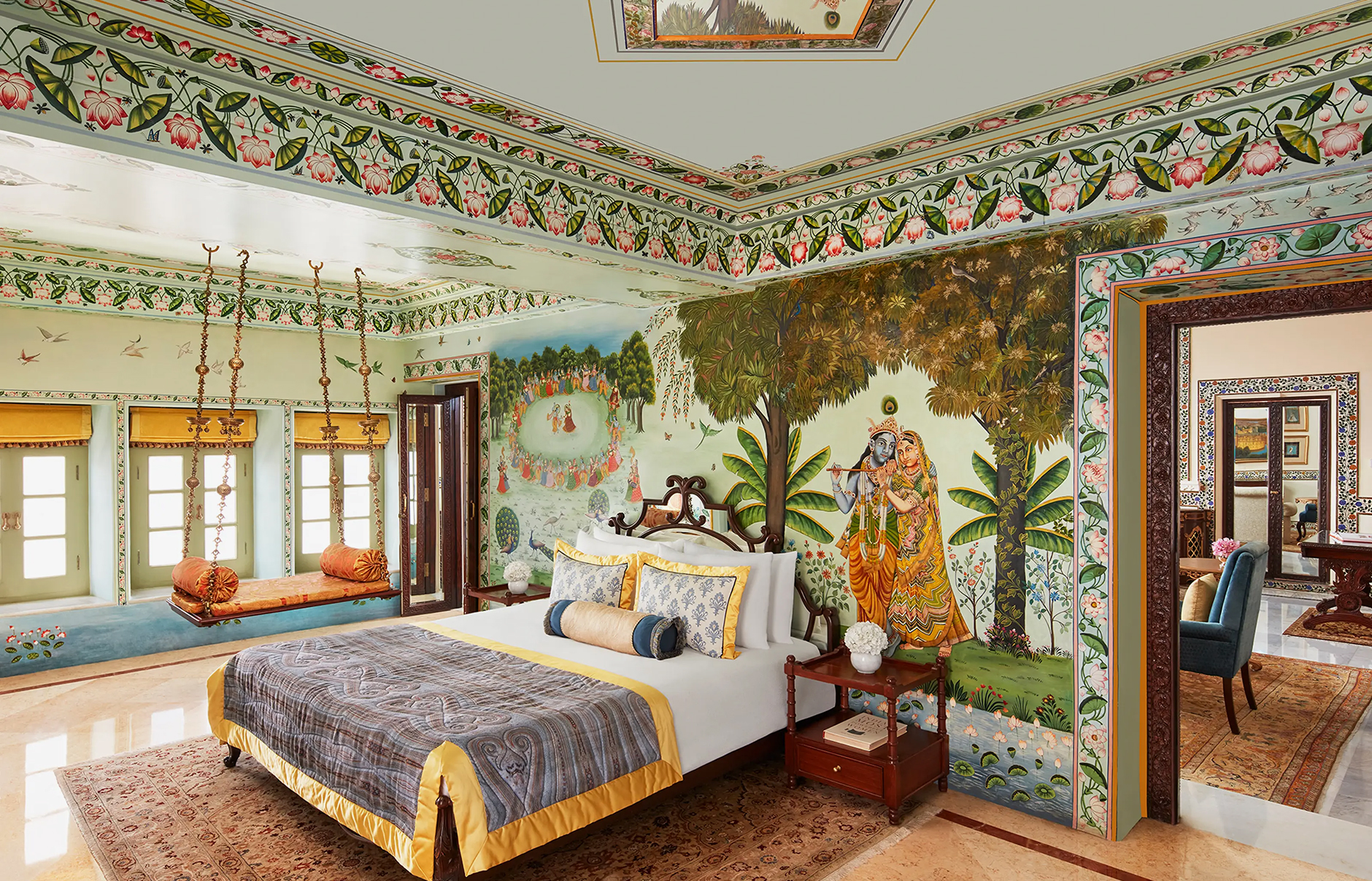 Taj Lake Palace, Udaipur, India. Luxury Hotel Review by TravelPlusStyle. Photo © Taj Hotels Resorts and Palaces