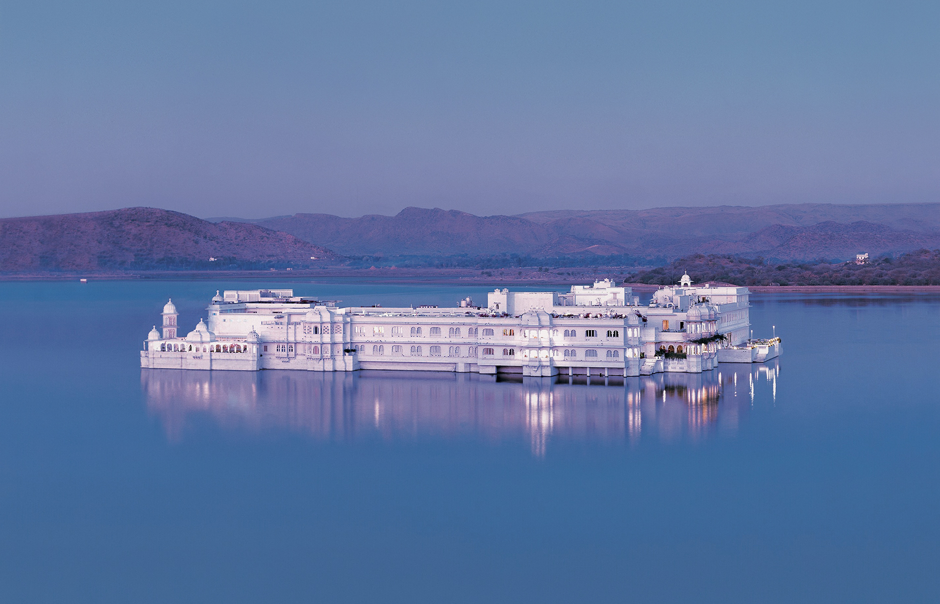 Taj Lake Palace, Udaipur, India. Luxury Hotel Review by TravelPlusStyle. Photo © Taj Hotels Resorts and Palaces