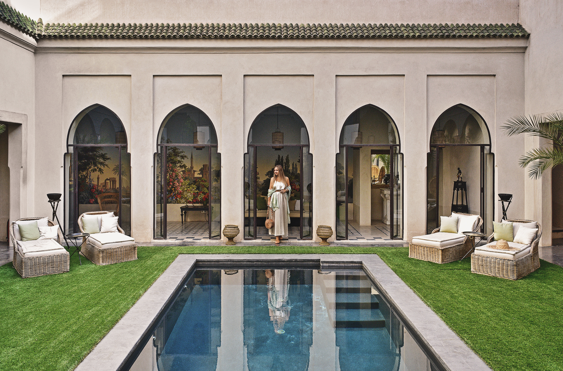 Our Stay at Riad de Tarabel, Marrakech
Morocco — Through Our Lens • Photo © TravelPlusStyle.com Pool, Riad de Tarabel, Marrakech Morocco