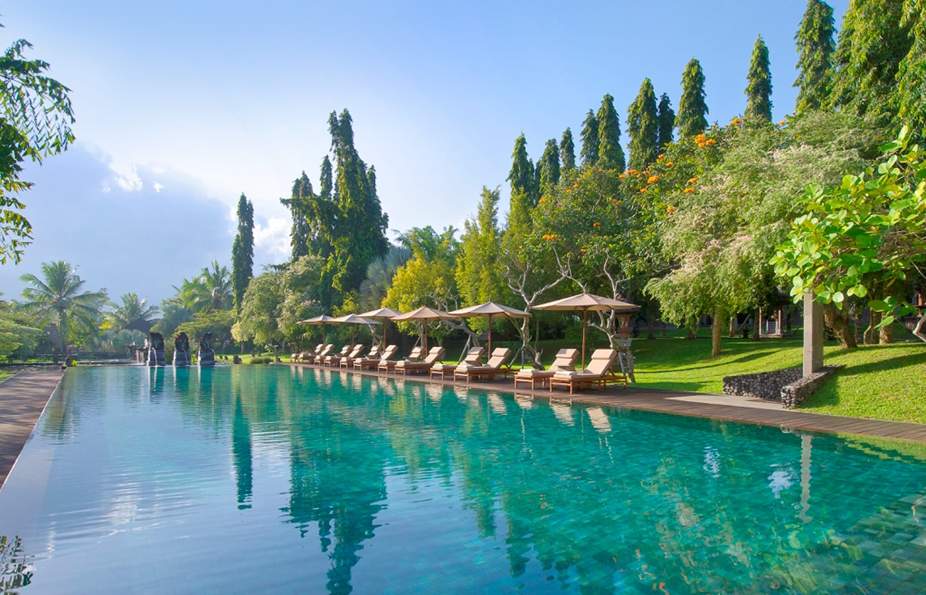 Tanah Gajah, a Resort by Hadiprana, Ubud, Bali. Hotel Review by TravelPlusStyle. Photo © Tanah Gajah 31836352-h1-main-swimming-pool