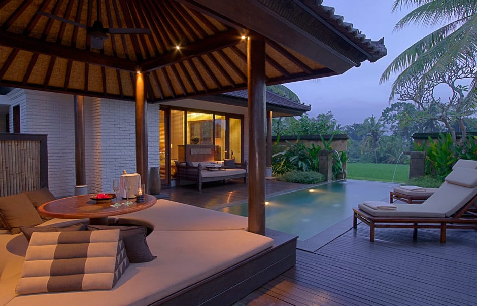 Tanah Gajah, a Resort by Hadiprana, Ubud, Bali. Hotel Review by TravelPlusStyle. Photo © Tanah Gajah Pool Villa. The Chedi Club at Tanah Gajah, Ubud, Bali