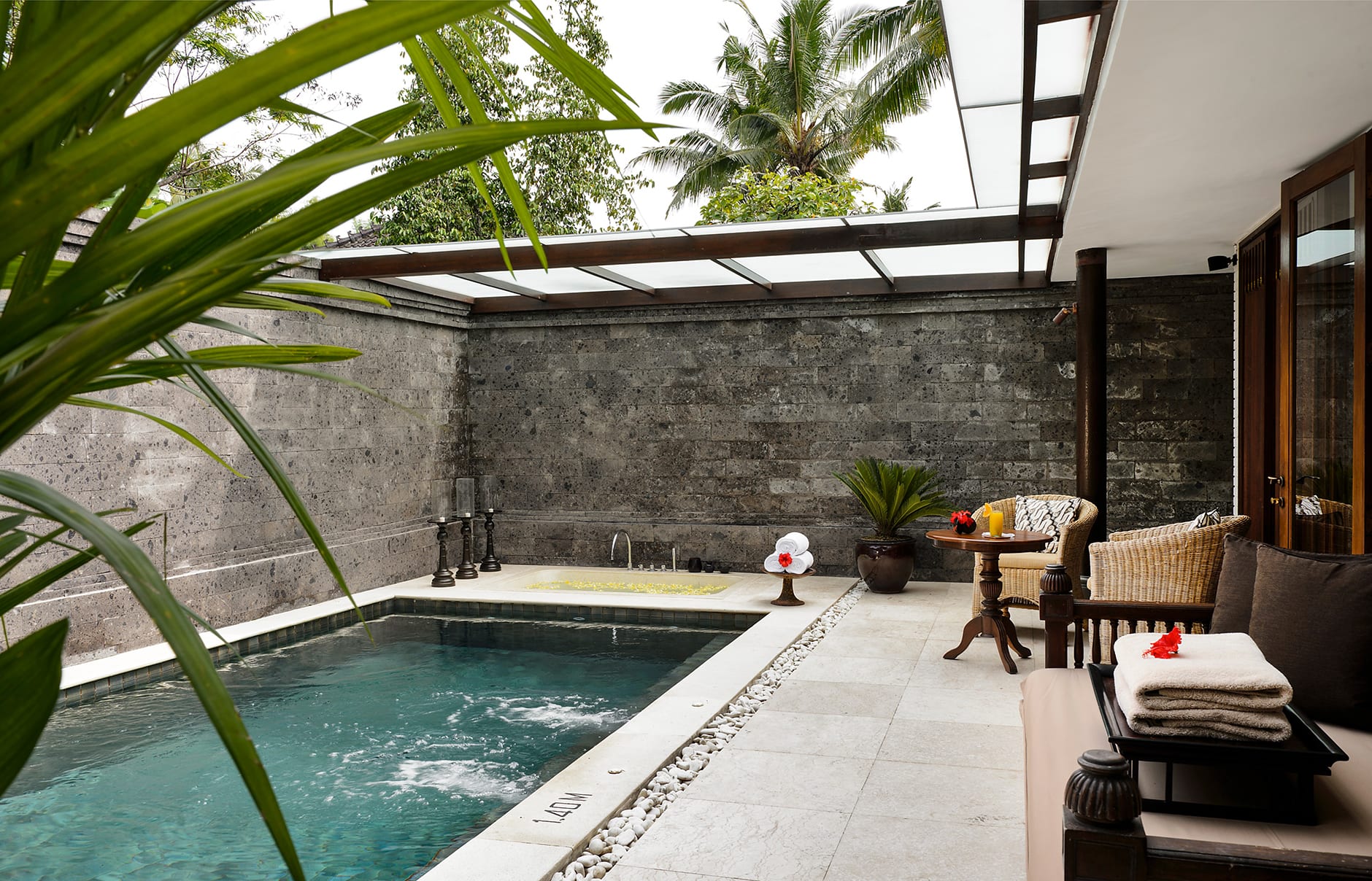 Tanah Gajah, a Resort by Hadiprana, Ubud, Bali. Hotel Review by TravelPlusStyle. Photo © Tanah Gajah ctg-rooms-family_villa-private_pool1