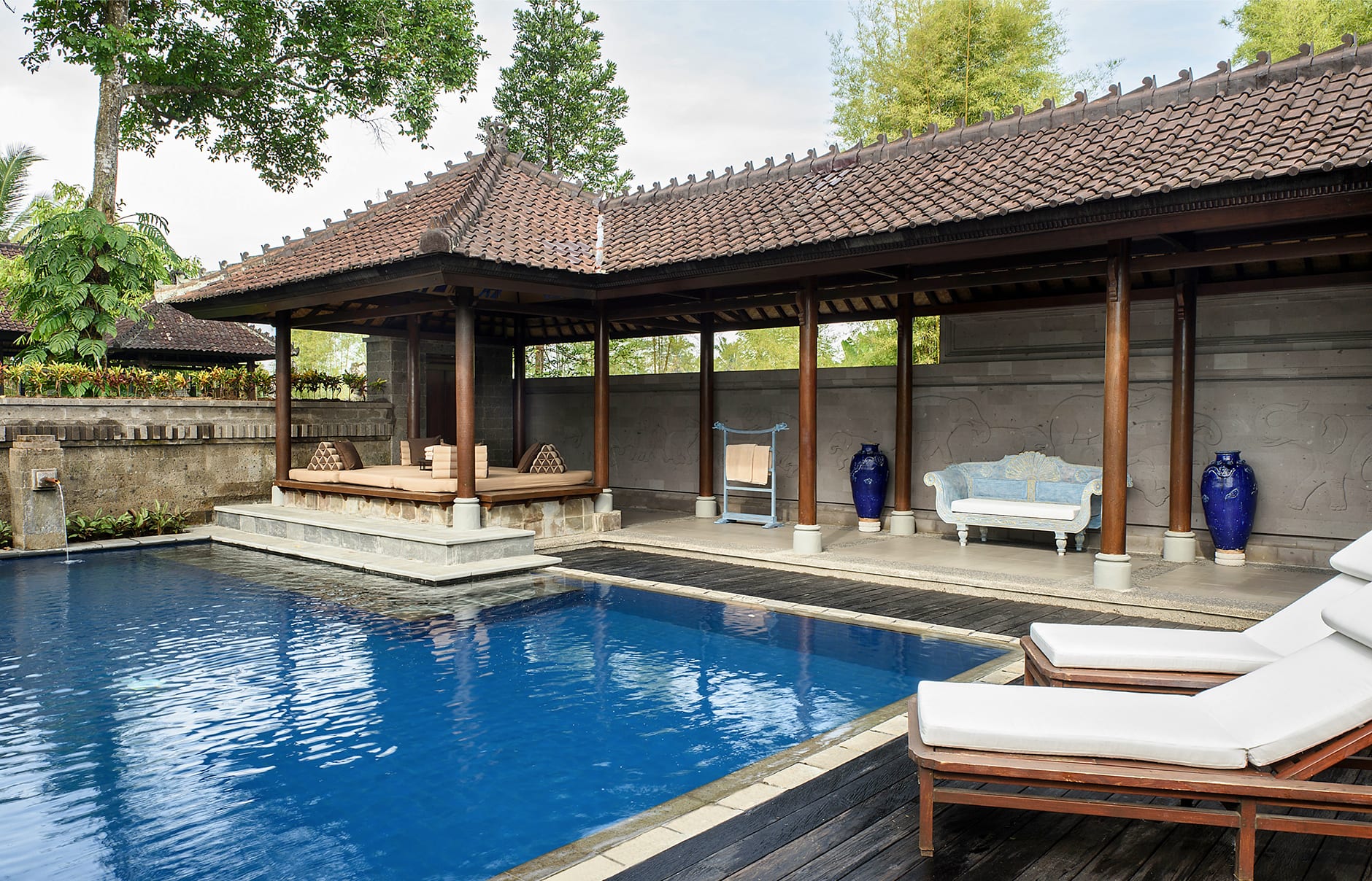 Tanah Gajah, a Resort by Hadiprana, Ubud, Bali. Hotel Review by TravelPlusStyle. Photo © Tanah Gajah ctg-rooms-hadiprana_villa-private_pool_02