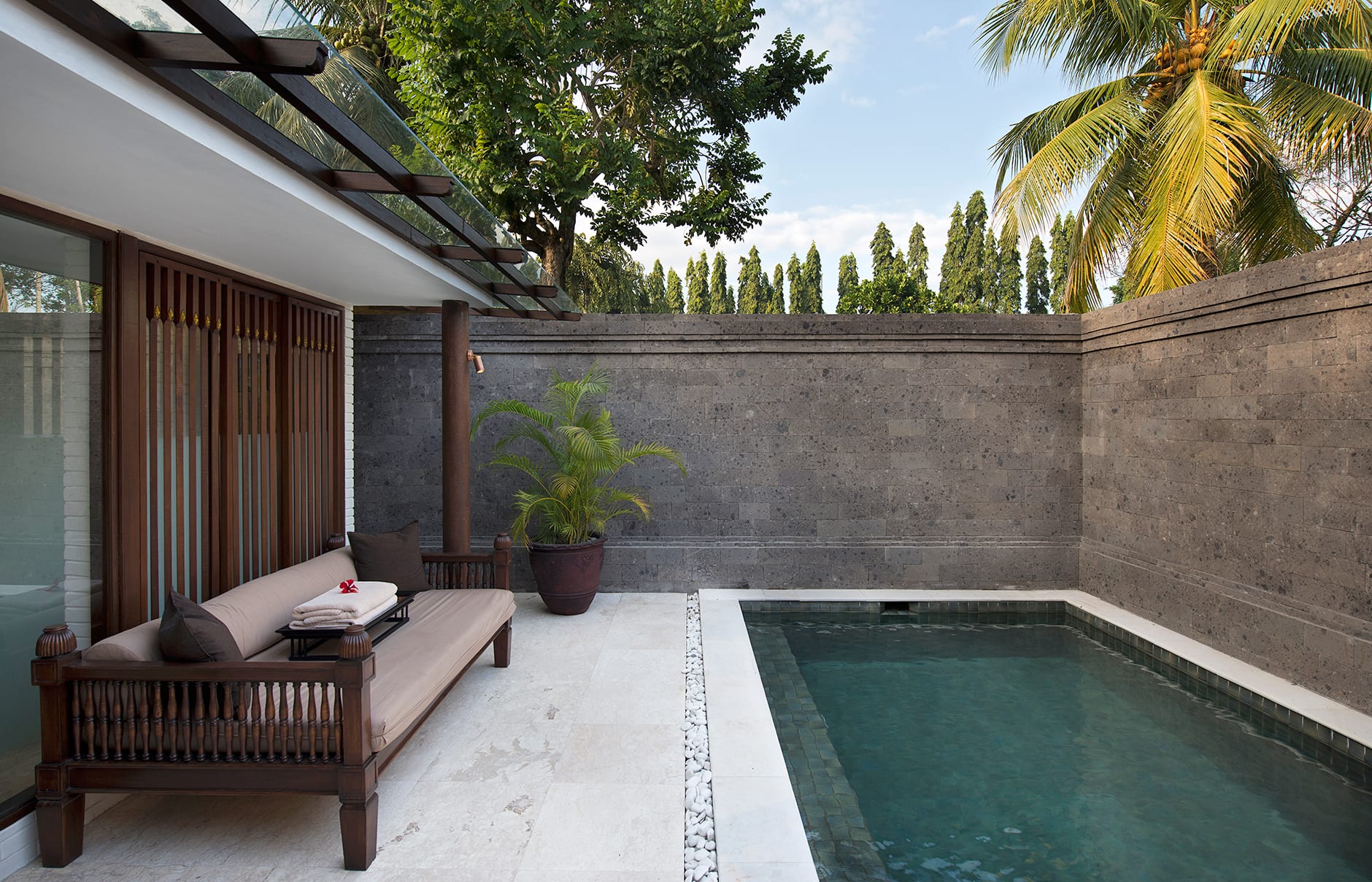 Tanah Gajah, a Resort by Hadiprana, Ubud, Bali. Hotel Review by TravelPlusStyle. Photo © Tanah Gajah ctg-rooms-spa_pool_villa-private_pool_011