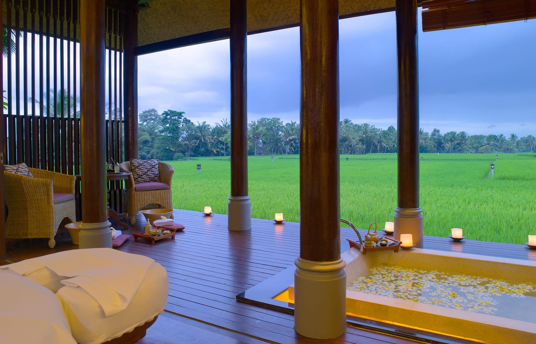 Tanah Gajah, a Resort by Hadiprana, Ubud, Bali. Hotel Review by TravelPlusStyle. Photo © Tanah Gajah ctg-spa_fitness-spa_suite_02