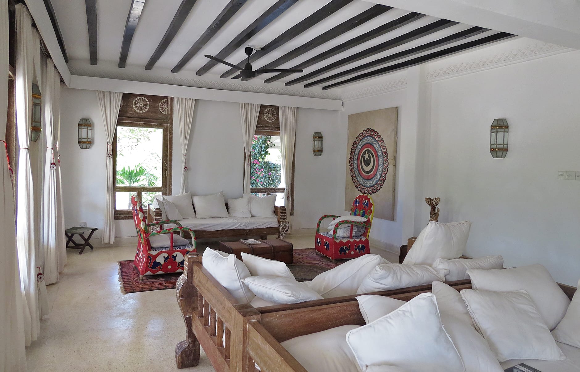 The Majlis, Lamu, Kenya. Hotel Review by TravelPlusStyle. Photo © The Majlis Hotel