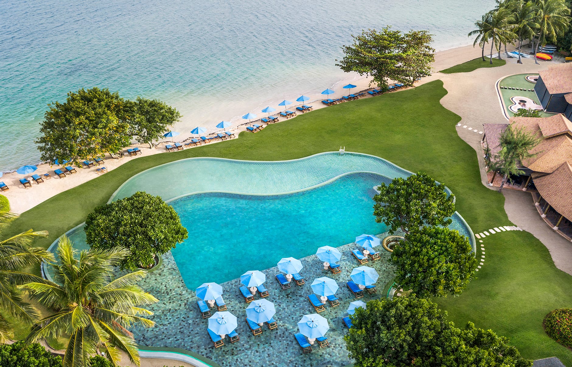 The Naka Island, a Luxury Collection Resort & Spa, Phuket, Thailand. Review by TravelPlusStyle. Photo © Marriott International