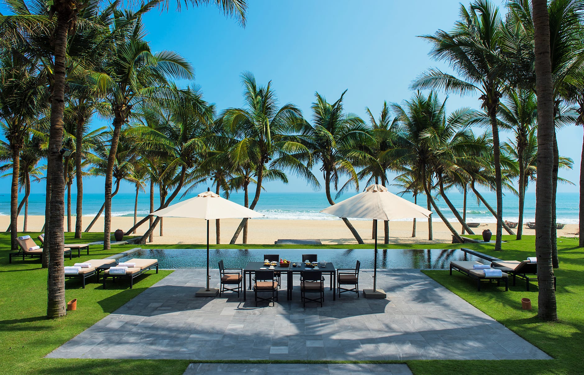 Four Seasons Resort The Nam Hai, Hoi An, Vietnam. Hotel Review by TravelPlusStyle. Photo © Four Seasons Hotels